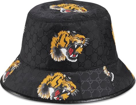 gucci bengal tiger hat|gucci tiger print bucket hat.